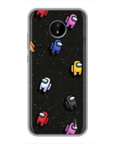 Чохол для Nokia C20 з картинкою «Космічний патерн Among Us» Чохол для Nokia C20 з картинкою «Космічний патерн Among Us»
