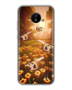 Чохол для Nokia C20 з картинкою «Поле соняшників»