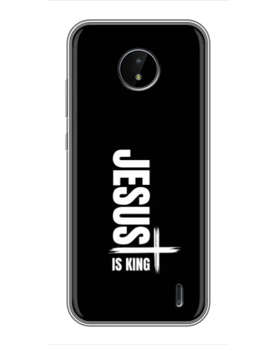 Чехол для Nokia C20 с картинкой «Вертикаль веры Jesus»