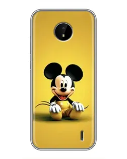 Чохол для Nokia C20 з картинкою «Міккі на жовтому»