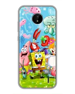 Чохол для Nokia C20 з картинкою «Губка Боб та друзі» Чохол для Nokia C20 з картинкою «Губка Боб та друзі»