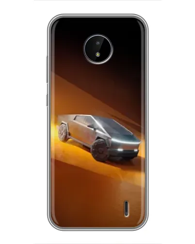 Чехол для Nokia C20 с картинкой «Cybertruck в пустыне» Чехол для Nokia C20 с картинкой «Cybertruck в пустыне»