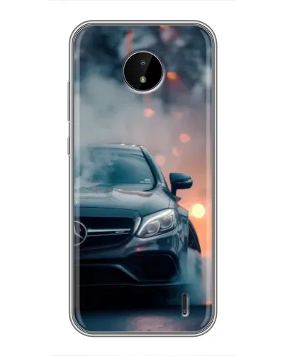 Чохол для Nokia C20 з картинкою «Mercedes — нічне місто» Чохол для Nokia C20 з картинкою «Mercedes — нічне місто»