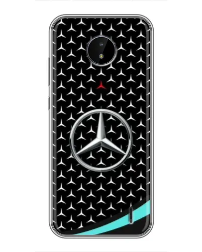 Чохол для Nokia C20 з картинкою «Mercedes — бірюзовий акцент» Чохол для Nokia C20 з картинкою «Mercedes — бірюзовий акцент»