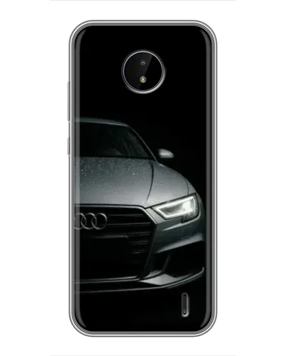 Чехол для Nokia C20 с картинкой «Audi — детализация кузова» Чехол для Nokia C20 с картинкой «Audi — детализация кузова»