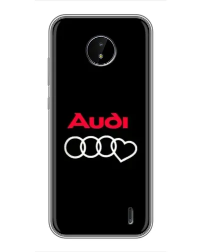 Чехол для Nokia C20 с картинкой «Логотип Audi Heart» Чехол для Nokia C20 с картинкой «Логотип Audi Heart»