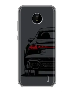Чехол для Nokia C20 с картинкой «Задняя часть Audi — арт»