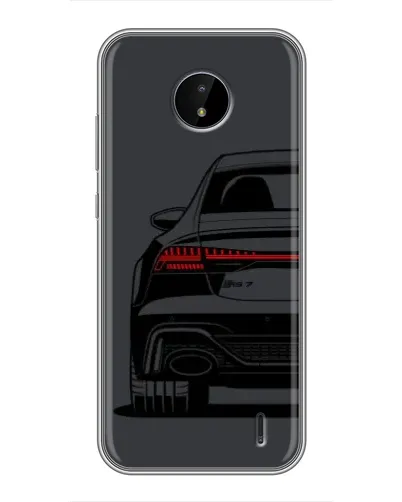 Чехол для Nokia C20 с картинкой «Задняя часть Audi — арт» Чехол для Nokia C20 с картинкой «Задняя часть Audi — арт»