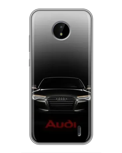 Чехол для Nokia C20 с картинкой «Audi — градиентный контур» Чехол для Nokia C20 с картинкой «Audi — градиентный контур»