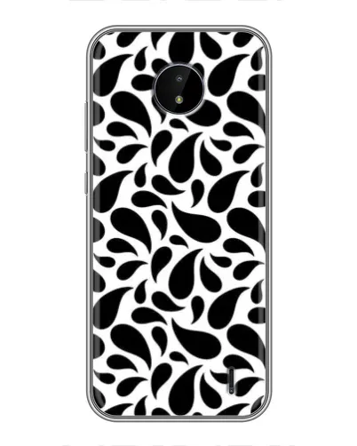 Чохол для Nokia C20 з картинкою «Контрастні чорні краплі» Чохол для Nokia C20 з картинкою «Контрастні чорні краплі»