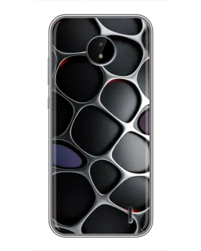 Чохол для Nokia C20 з картинкою «Об'ємна темна решітка» Чохол для Nokia C20 з картинкою «Об'ємна темна решітка»