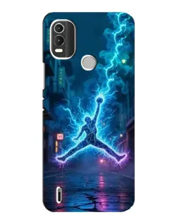 Чохол для Nokia C21 Plus з картинкою «Jordan Gold Jumpman»