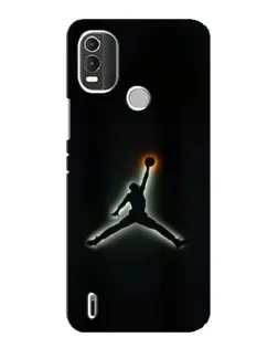 Чохол для Nokia C21 Plus з картинкою «Jordan Gradient Logo»