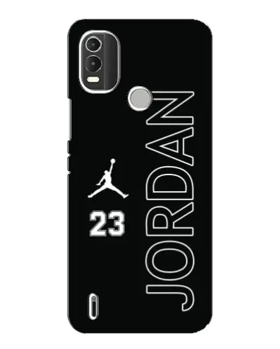 Чехол для Nokia C21 Plus с картинкой «Jordan Vertical»