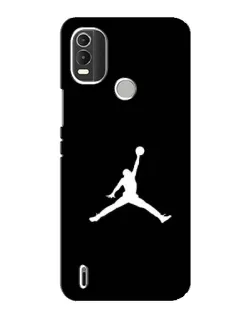 Чехол для Nokia C21 Plus с картинкой «Jordan Silhouette»
