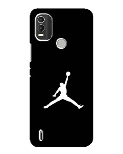 Чехол для Nokia C21 Plus с картинкой «Jordan Silhouette»
