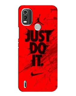 Чехол для Nokia C21 Plus с картинкой «Nike Just Do It»