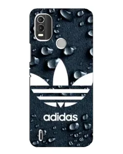 Чохол для Nokia C21 Plus з картинкою «Adidas Trefoil Blue»