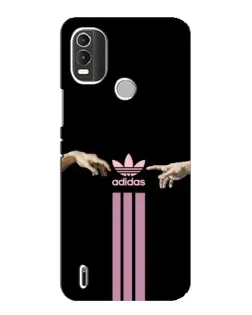 Чехол для Nokia C21 Plus с картинкой «Adidas Hands»