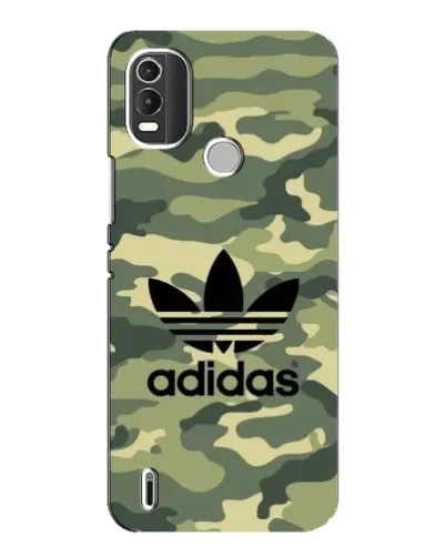Чехол для Nokia C21 Plus с картинкой «Милитари стиль Adidas» Чехол для Nokia C21 Plus с картинкой «Милитари стиль Adidas»