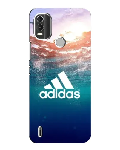 Чехол для Nokia C21 Plus с картинкой «Океанская глубина адидас» Чехол для Nokia C21 Plus с картинкой «Океанская глубина адидас»