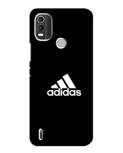Чехол для Nokia C21 Plus с картинкой «Черная классика Adidas»
