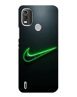 Чохол для Nokia C21 Plus з картинкою «Неоновий контур Nike» Чохол для Nokia C21 Plus з картинкою «Неоновий контур Nike»