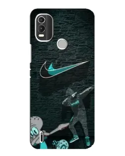 Чохол для Nokia C21 Plus з картинкою «Спортивний арт Nike»