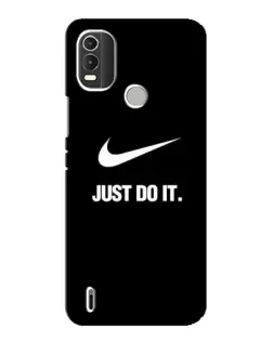 Чохол для Nokia C21 Plus з картинкою «Класичний принт Nike»