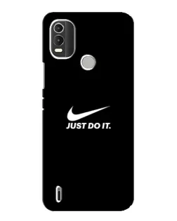 Чохол для Nokia C21 Plus з картинкою «Мінімалізм від Nike»