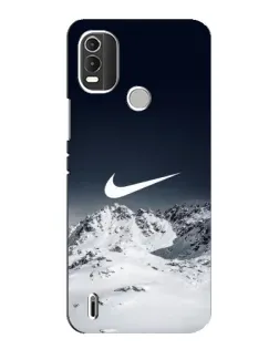 Чохол для Nokia C21 Plus з картинкою «Nike — зимові гори»