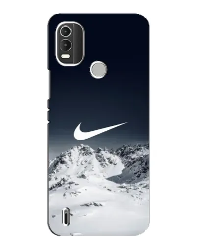 Чохол для Nokia C21 Plus з картинкою «Nike — зимові гори»