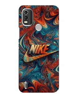 Чохол для Nokia C21 Plus з картинкою «Nike в абстракції»