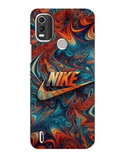 Чохол для Nokia C21 Plus з картинкою «Nike в абстракції»