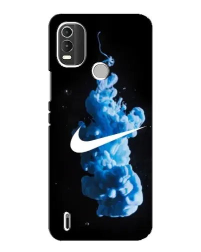 Чохол для Nokia C21 Plus з картинкою «Nike та синій дим»