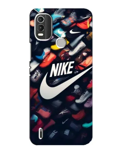 Чохол для Nokia C21 Plus з картинкою «Колекція кросівок Nike»