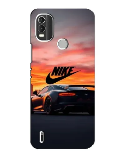 Чохол для Nokia C21 Plus з картинкою «Nike та суперкар»