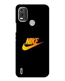 Чохол для Nokia C21 Plus з картинкою «Золотий логотип Nike»