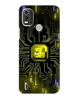 Чохол для Nokia C21 Plus з картинкою «Nike — золота іскра»