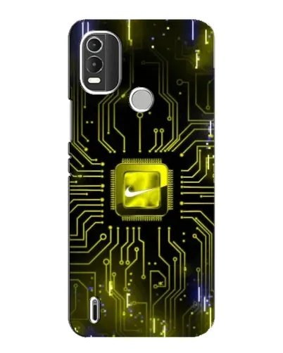 Чохол для Nokia C21 Plus з картинкою «Nike — золота іскра»