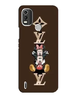 Чохол для Nokia C21 Plus з картинкою «LV та Міккі Маус»