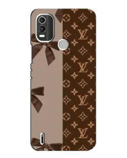 Чохол для Nokia C21 Plus з картинкою «Louis Vuitton — банти»