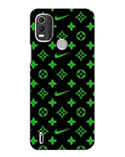 Чохол для Nokia C21 Plus з картинкою «Неоновий принт LV»