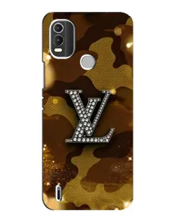 Чохол для Nokia C21 Plus з картинкою «Камуфляжний Louis Vuitton»