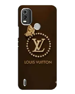 Чохол для Nokia C21 Plus з картинкою «LV — золота печатка»