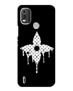 Чохол для Nokia C21 Plus з картинкою «Квіткова монограма»