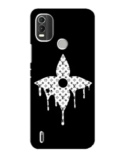 Чохол для Nokia C21 Plus з картинкою «Квіткова монограма» Чохол для Nokia C21 Plus з картинкою «Квіткова монограма»