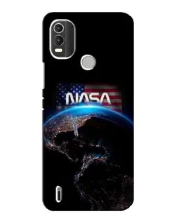 Чохол для Nokia C21 Plus з картинкою «Земля з космосу NASA»