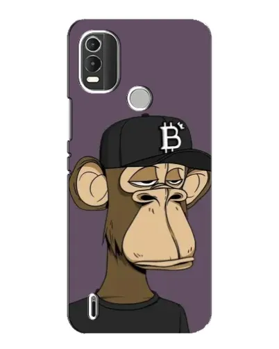 Чохол для Nokia C21 Plus з картинкою «Bored Ape в кепці»