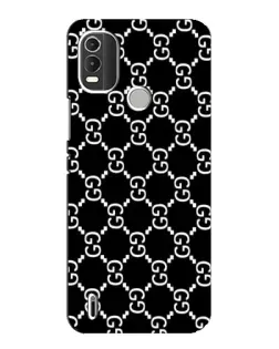 Чохол для Nokia C21 Plus з картинкою «Gucci — сітчастий паттерн»